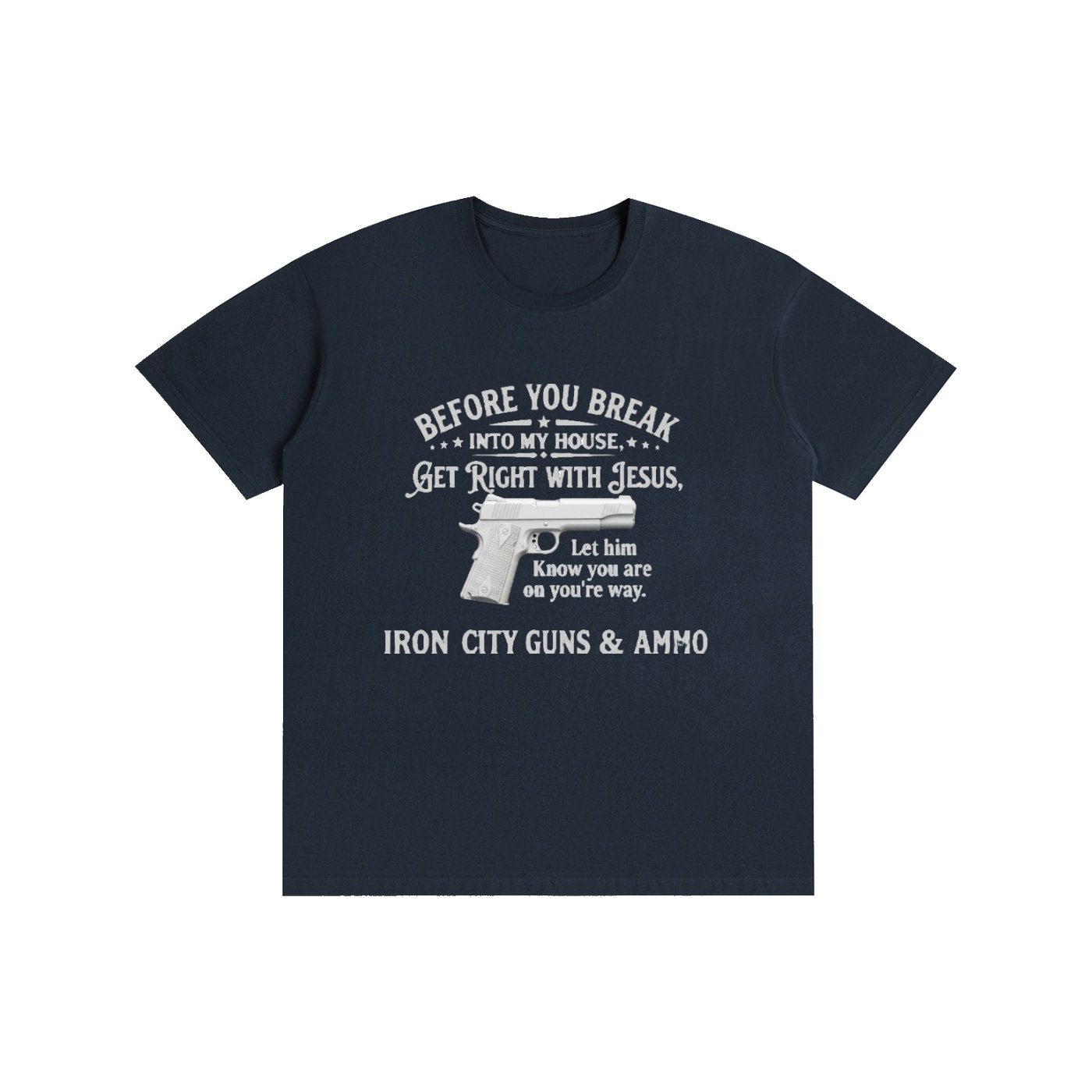 Get Right with Jesus Pure Cotton Unisex T-Shirt