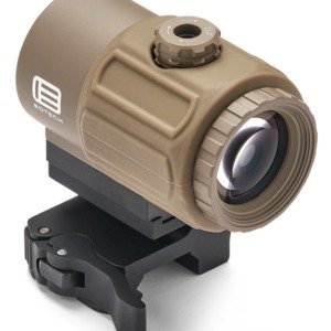 EO Tech 3X Cpt Magnifier Tan Stainless Mount