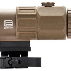 EO Tech 5X Magnifier Tan Stainless Mount