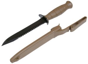 GLOCK Field Knife W/saw FDE Package