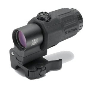 EO Tech 3X Magnifier Black Stainless Mount