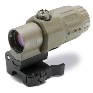 EO Tech 3X Magnifier Tan Stainless Mount
