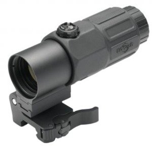 EO Tech 5X Magnifier Black Stainless Mount