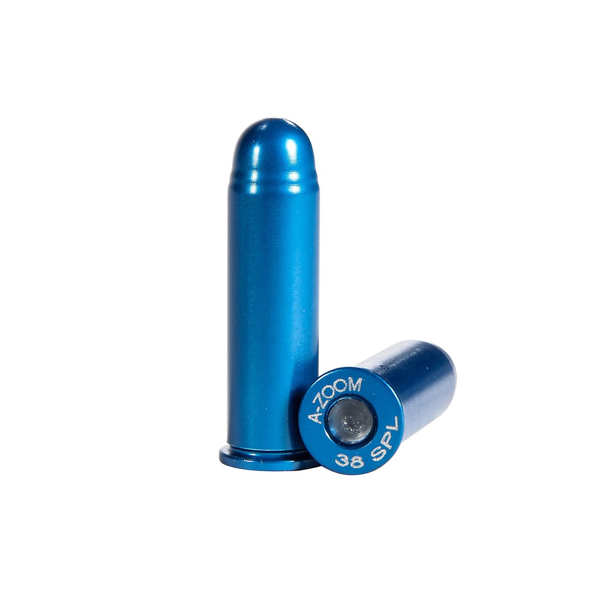 A-Zoom .38 Special Snap Caps, Blue, 12-Pack