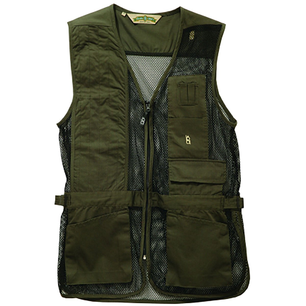 BOB ALLEN Full Mesh Shooting Vest Sage Green RH Medium