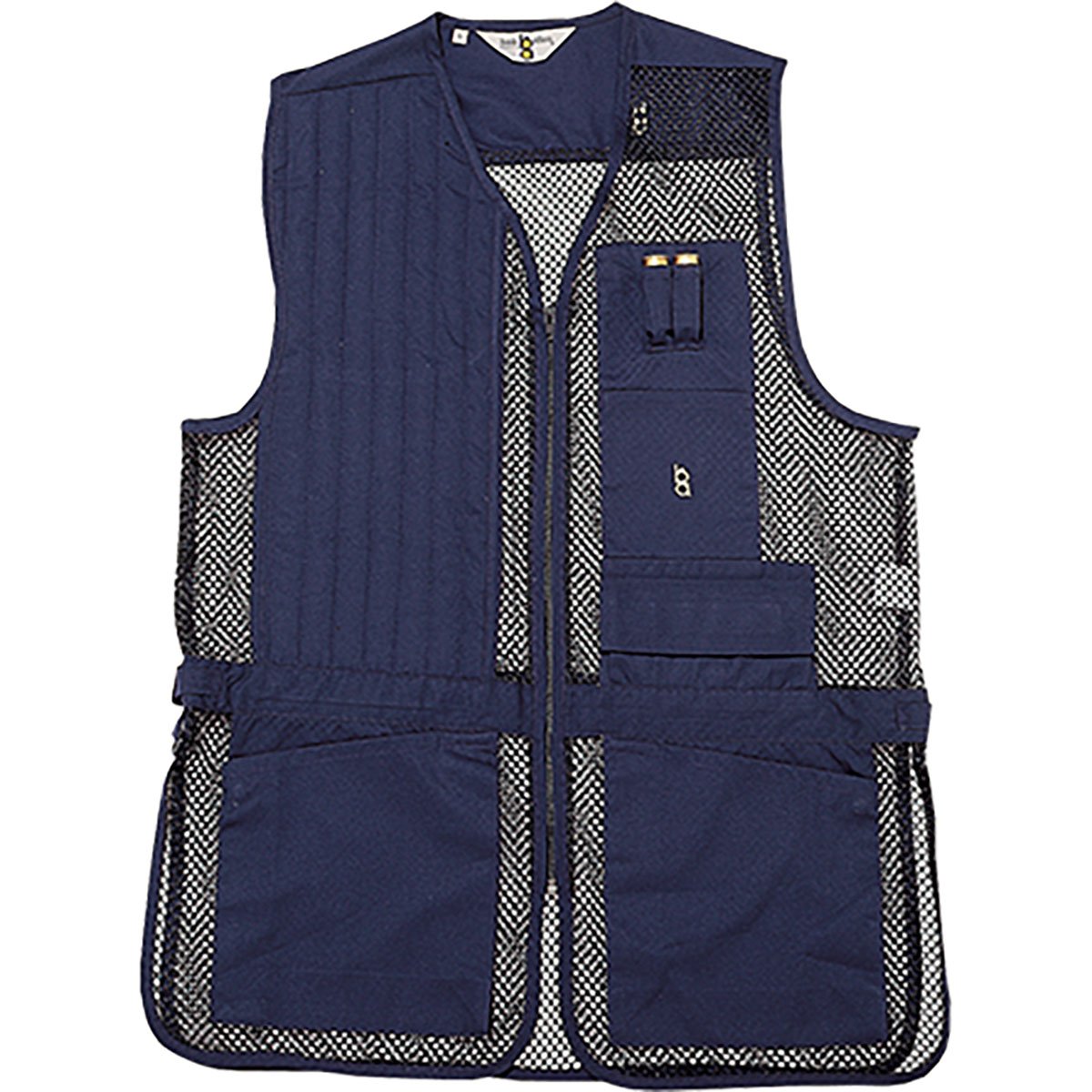 BOB ALLEN Full Mesh Shooting Vest Navy RH Medium