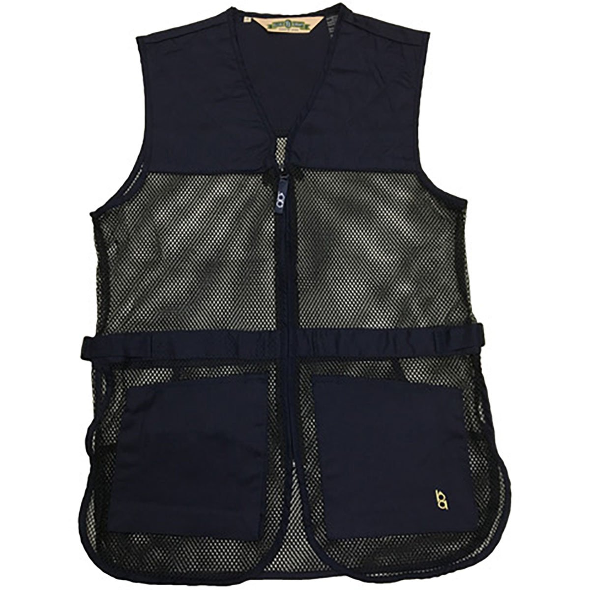 BOB ALLEN Full Mesh Dual Pad Shooting Vest Navy S