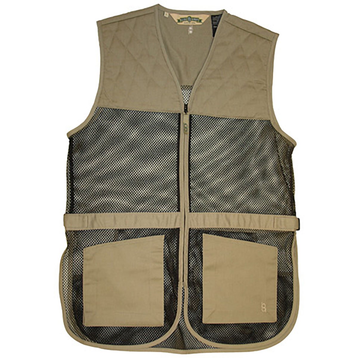 BOB ALLEN Full Mesh Dual Pad Shooting Vest Khaki 2XL - Image 2