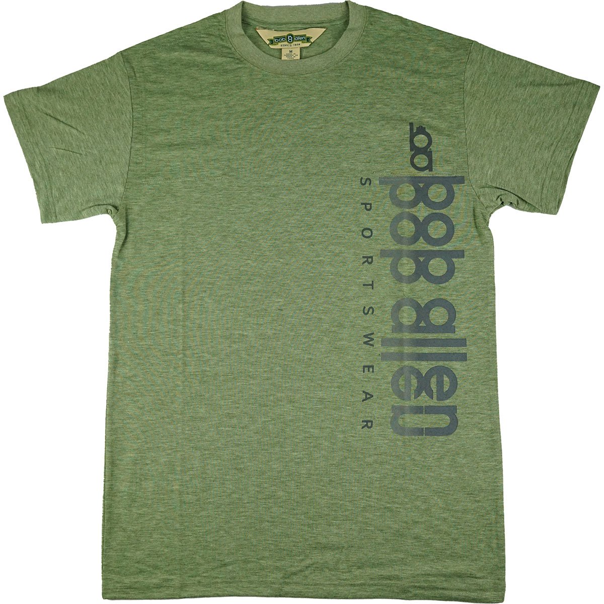 BOB ALLEN Shooting T-Shirt With Insert-A-Pad Green Medium