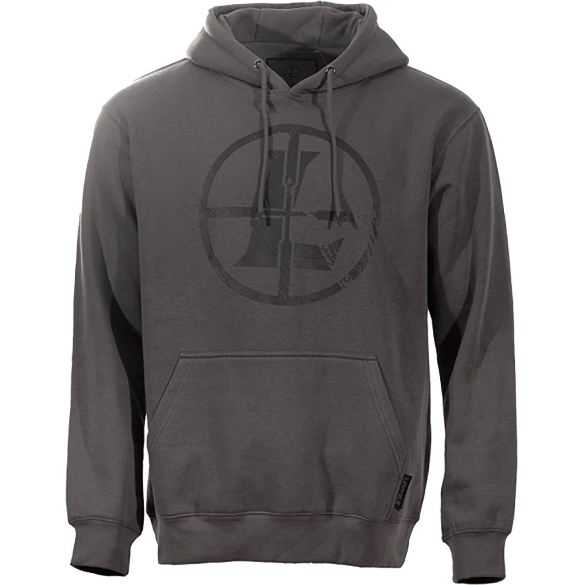 LEUPOLD Distressed Reticle Hoodie XX Large Gunmetal - Image 4