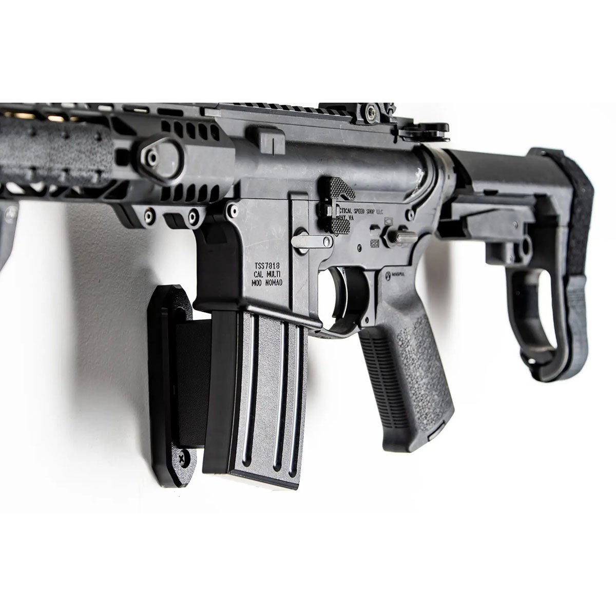 Tactical Walls ModWall Nano Rifle Hanger, Left-Facing For AR-15