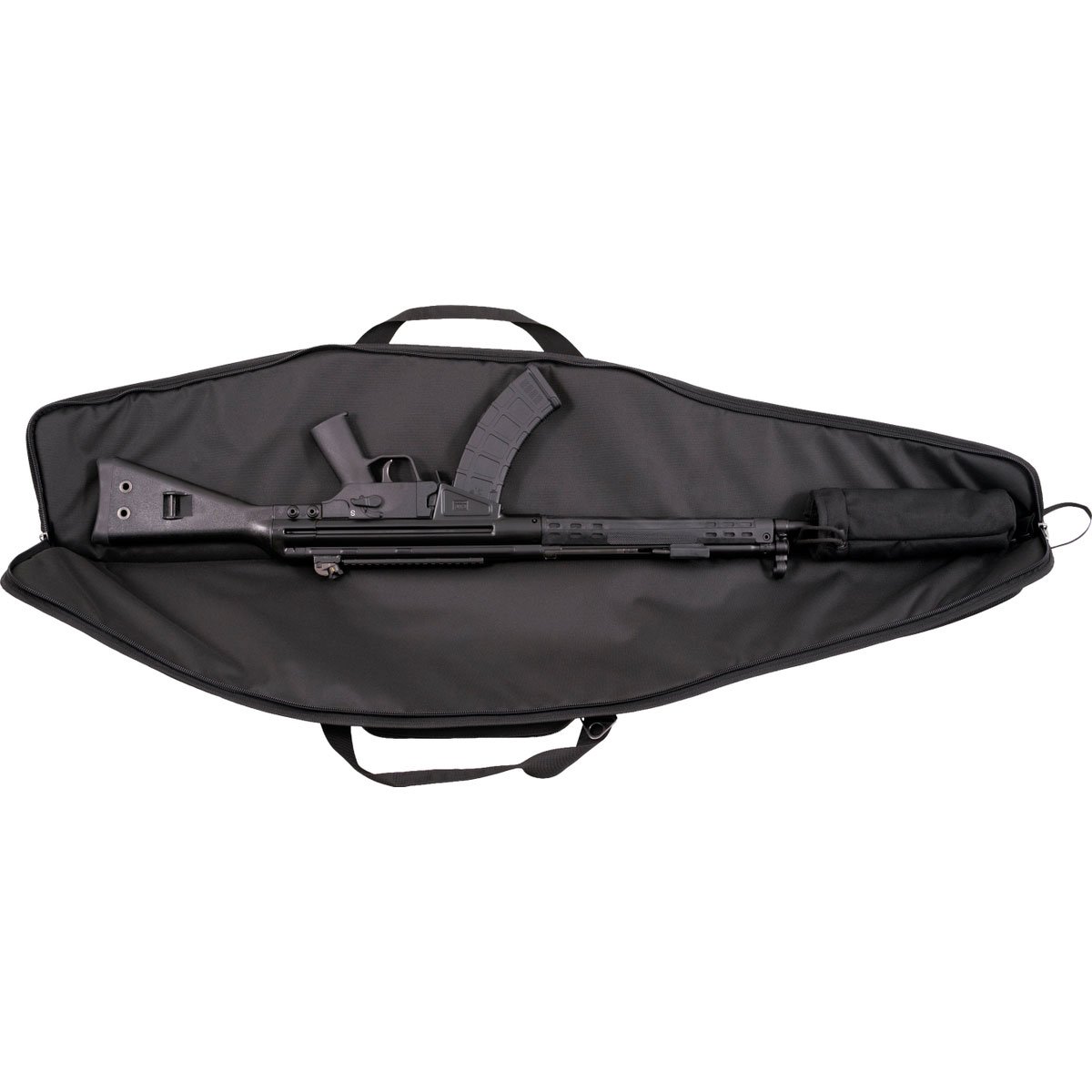 Bulldog Cases 48" Deluxe Suppressor Rifle Case, Black