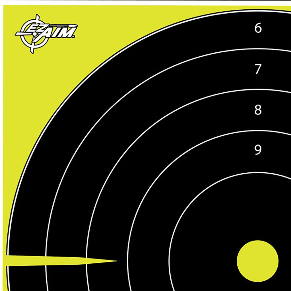 Allen Co EZ Aim Splash Non-Adhesive Bullseye 12"x12" Paper Targets, 12-Pack