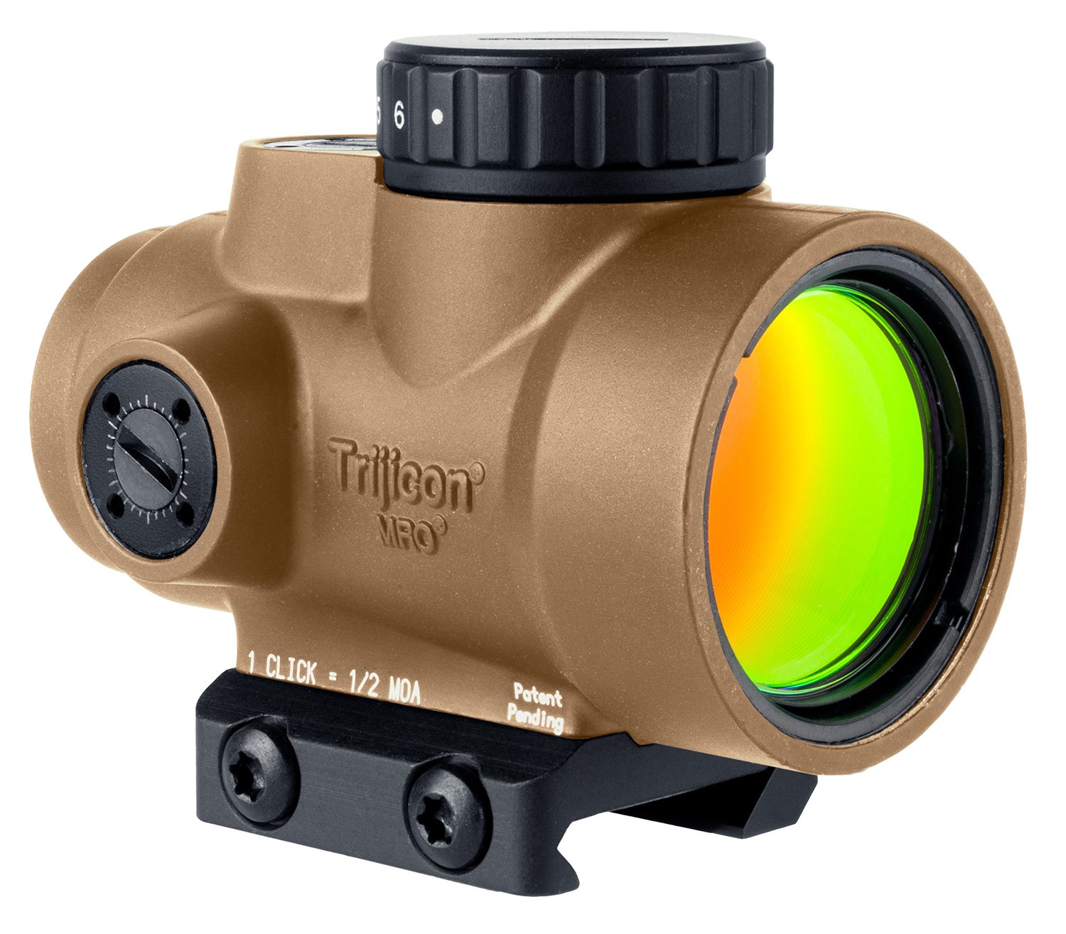 Trijicon Mro SD 1X25 2MOA Coyote Low Mt