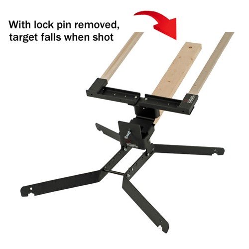 8" Steel Handgun Training Target With Heavy Base & Holder