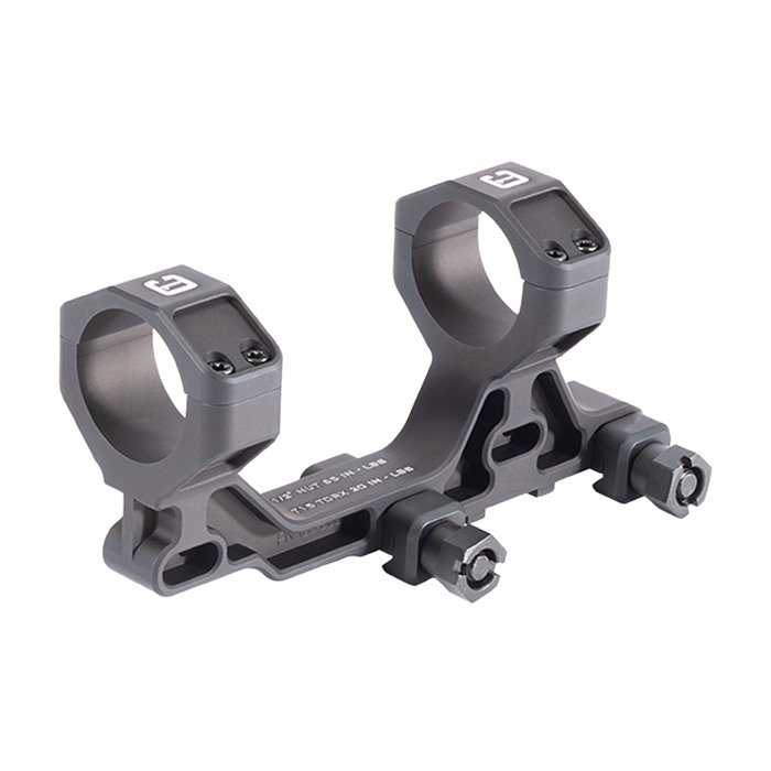 Badger Ordnance 30mm 1.93" 0 MOA Modular Mount, Black