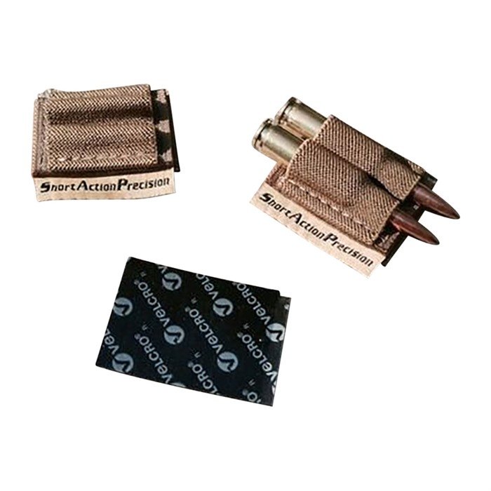 Short Action Precision SAP Two-Round Holder, .223, Coyote
