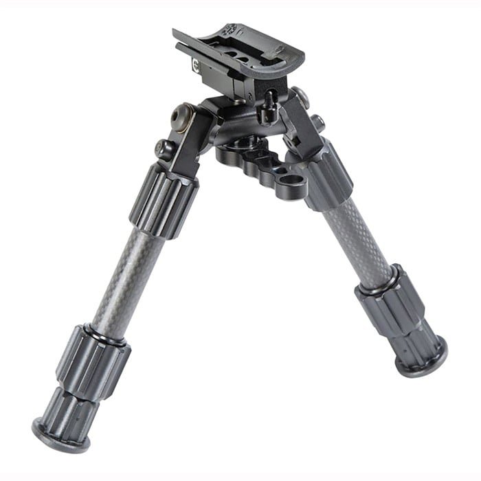 AccuMax Premium 6-9in Sling Swivel Stud Bipod Black