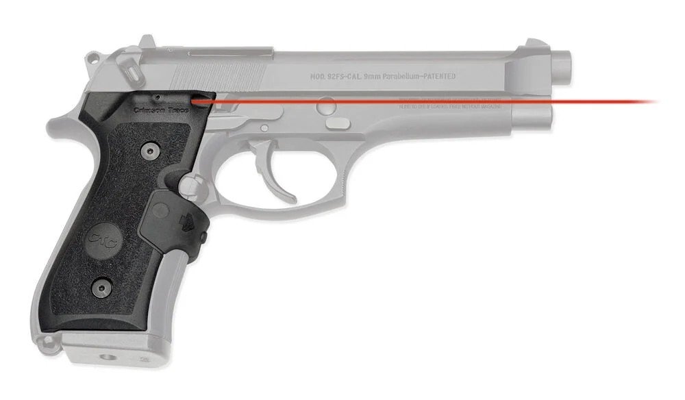 Crimson Trace Lasergrip Ber 92 Black Mil-std