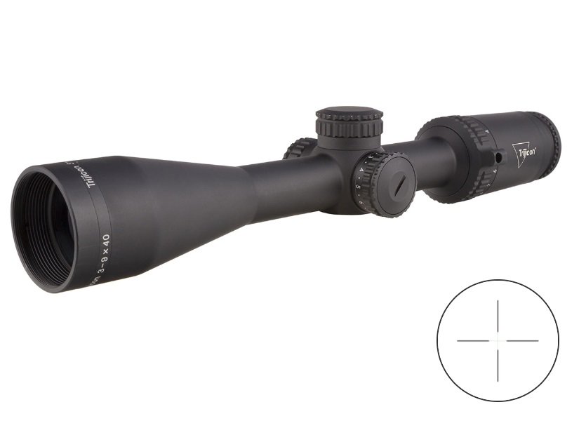 Trijicon Credo 3-9X40 Black 1" Duplex Green