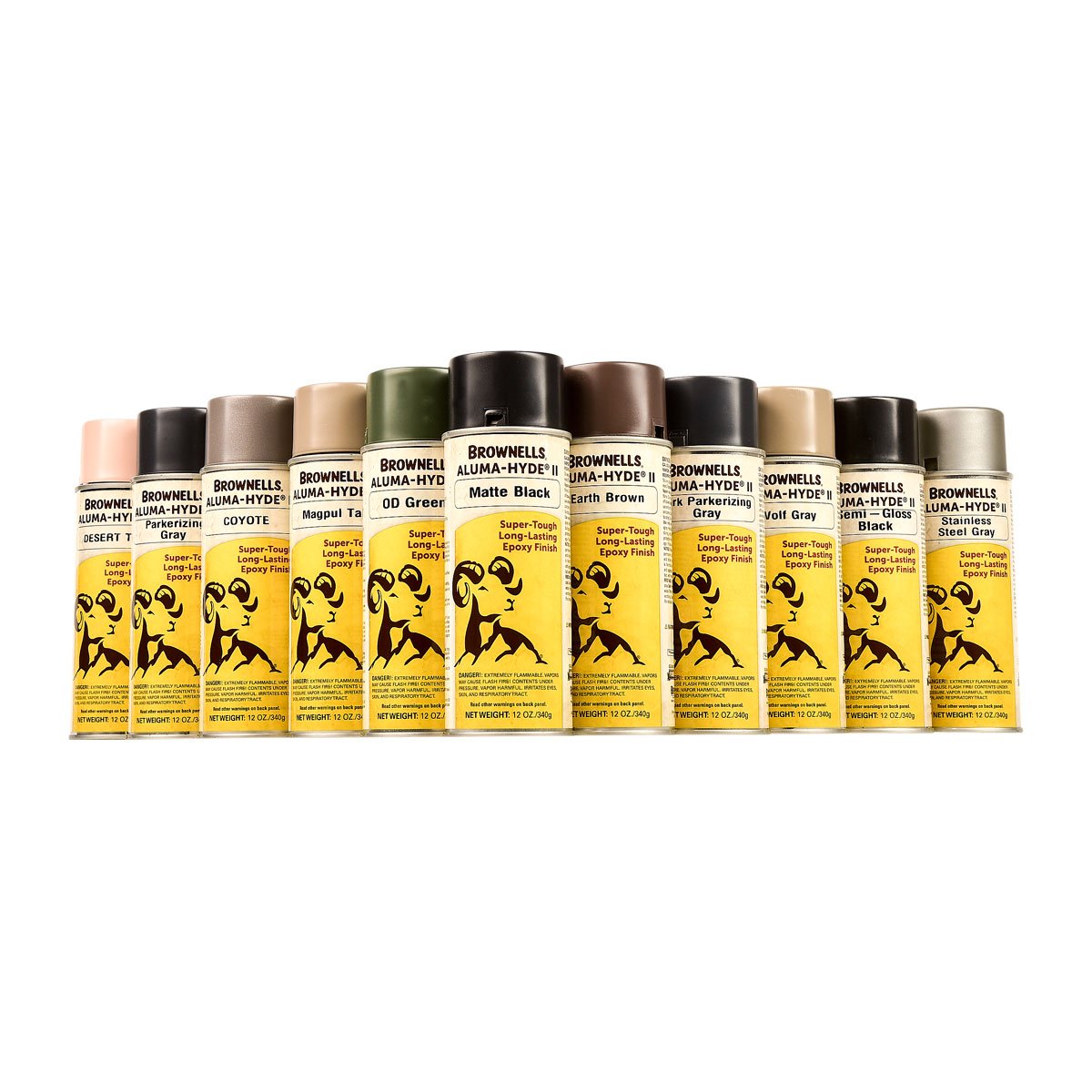 Brownells Aluma-Hyde II Matte Magpul Flat Dark Earth 12oz Aerosol