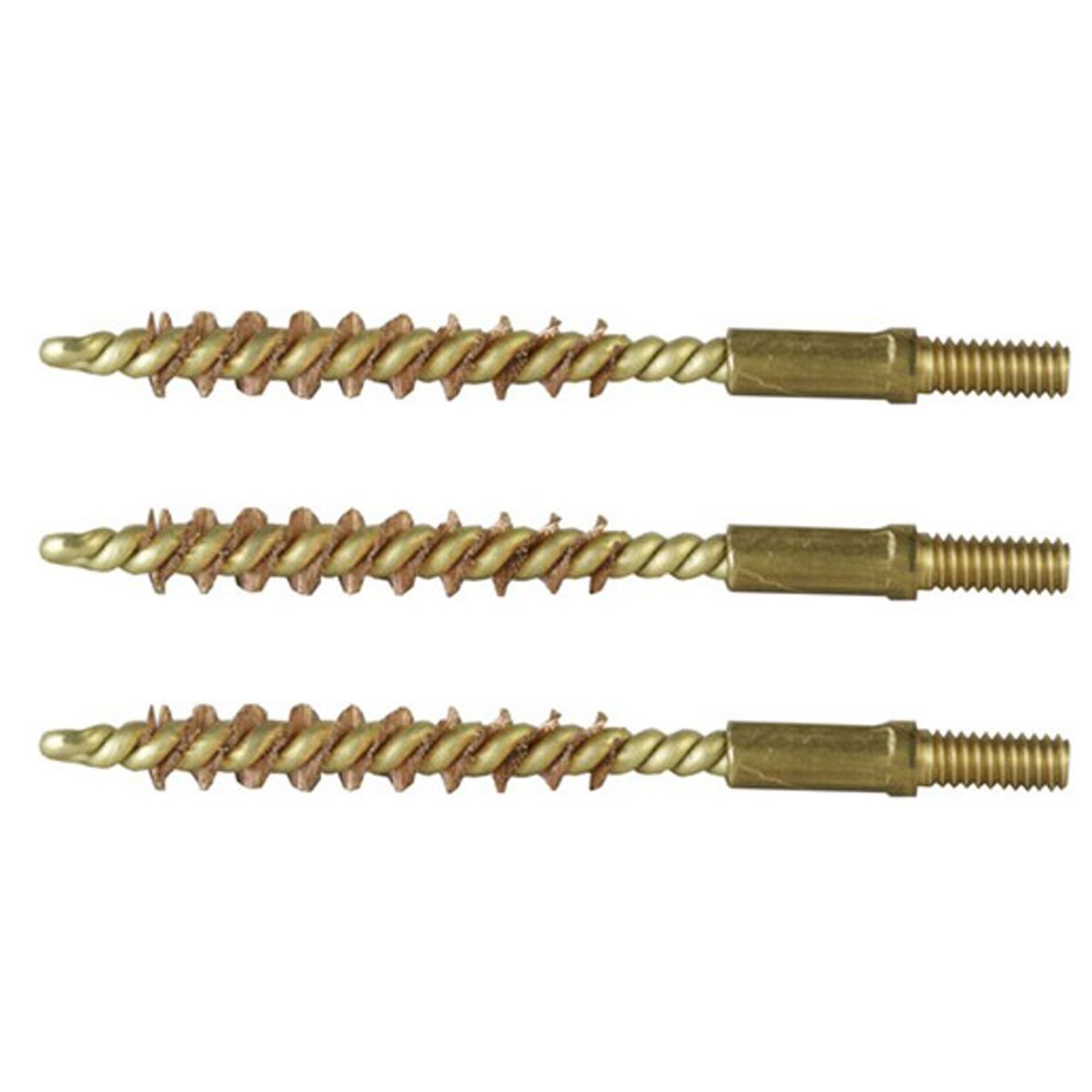 Brownells Special Line Brass Rifle Brush, 17 Caliber, 5-40 TPI, 3-Pack
