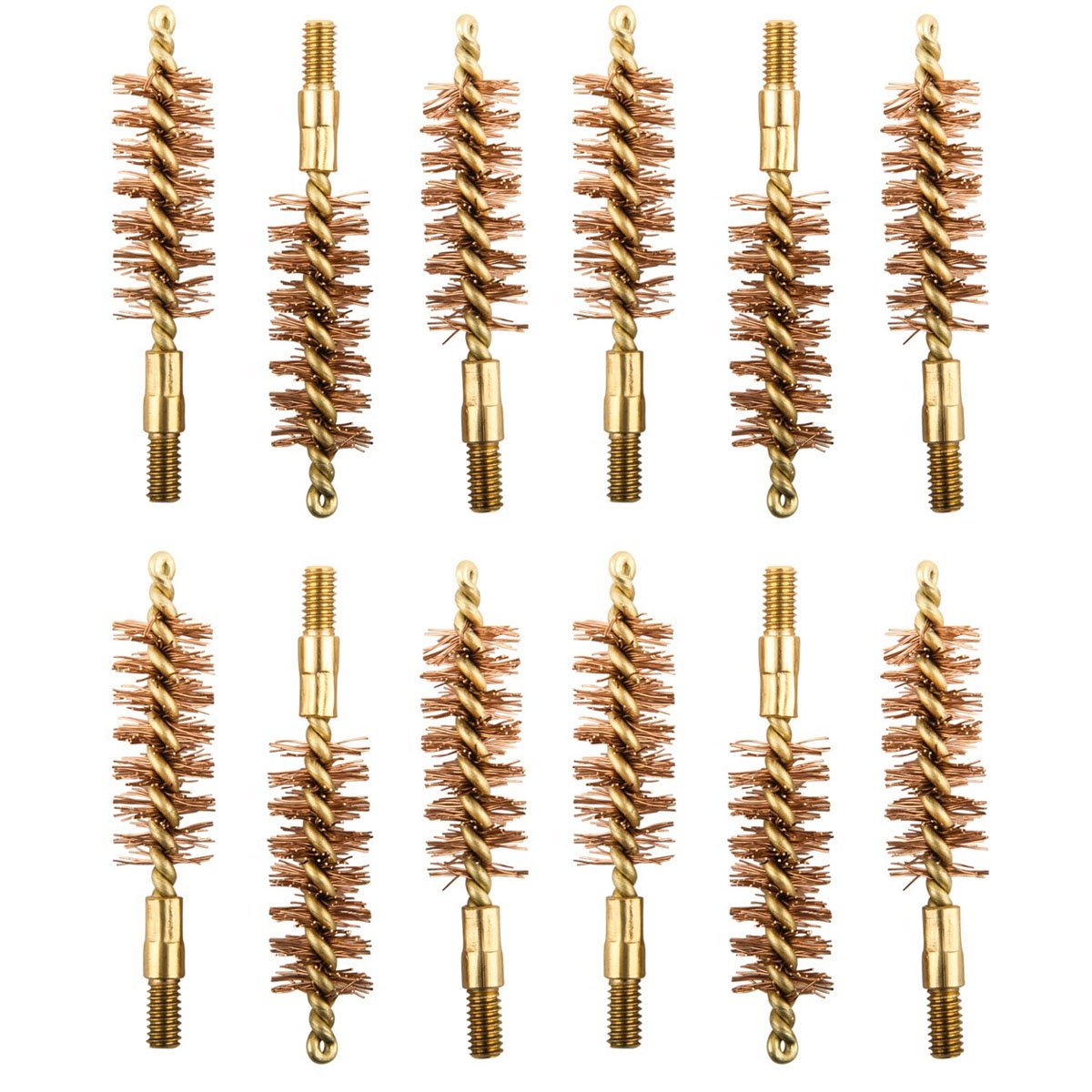 Brownells Double-Tuff Brass Brush, .44/.45 Caliber Spl Pistol, 12 Pack