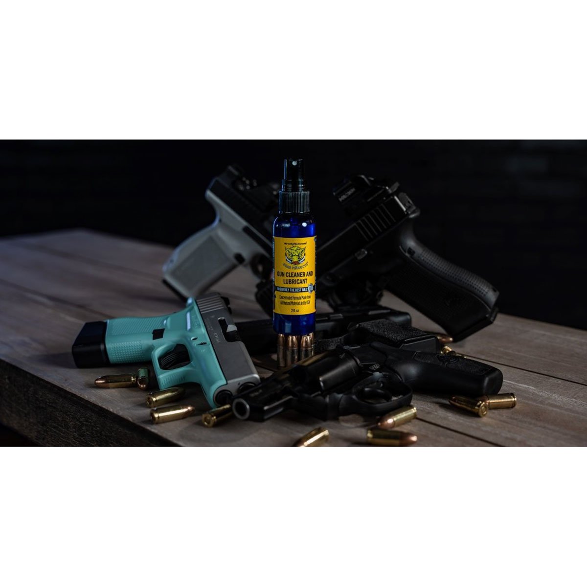 Boar Products Competition Grade Gun Cleaner and Lubricant, 2 oz Spray Bottle
