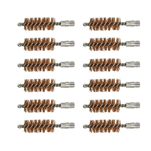 Brownells Double-Tuff Bronze Shotgun Brush 28 Gauge 12 Pack