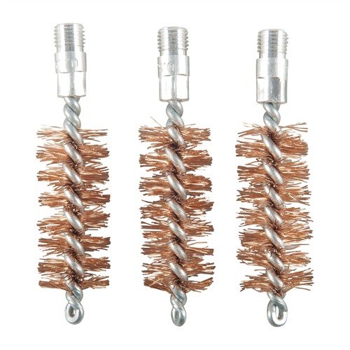 Brownells Double-Tuff Bronze Shotgun Brush, 20 Gauge, 3-Pack