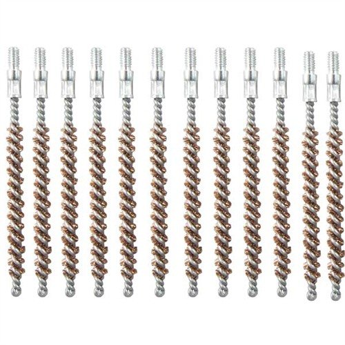 Brownells Double-Tuff Bronze Rifle Brush 22 Caliber Centerfire 12 Pack