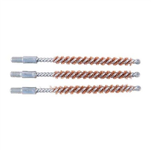Brownells Double-Tuff Bronze Rimfire Rifle Brush, 22 Caliber, 3-Pack