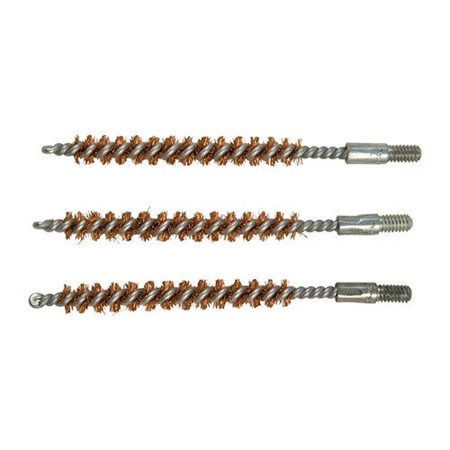 Brownells Double-Tuff Bronze Rifle Brush, 6mm, 3-Pack