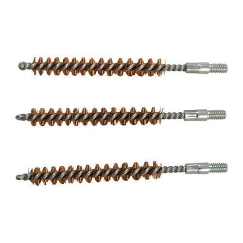Brownells Double-Tuff Bronze Rifle Brush, 7mm, 3-Pack