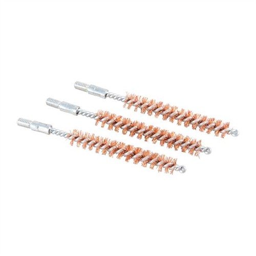 Brownells Double-Tuff Bronze Rifle Brush, 30 Caliber, 3-Pack