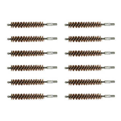 Brownells Double-Tuff Bronze Rifle Brush 375 Caliber 12 Pack