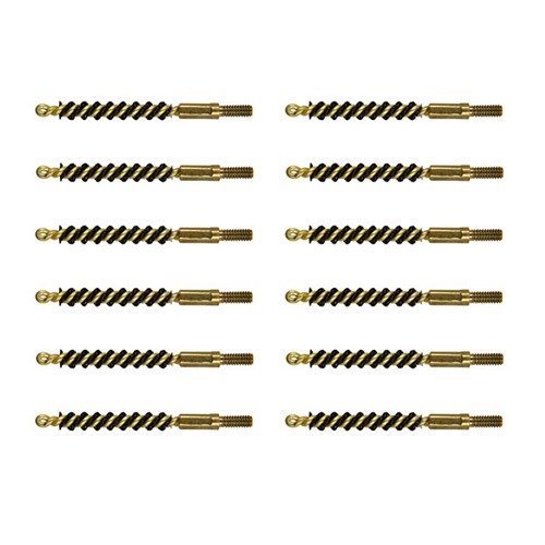Brownells Standard Line Brush, Nylon, .17 Caliber Pistol, 12 Pack