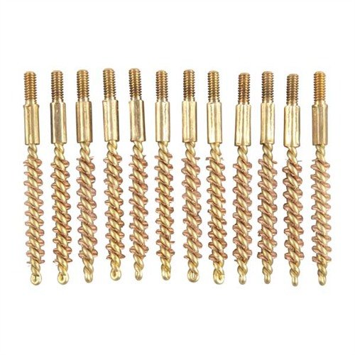Brownells Special Line Brass Rifle Brush 17 Caliber 5-40 TPI 12 Pack
