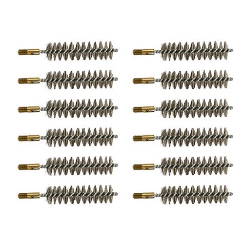 Brownells Standard Line Brush, .54 Caliber Muzzleloader, SS, 12 Pack