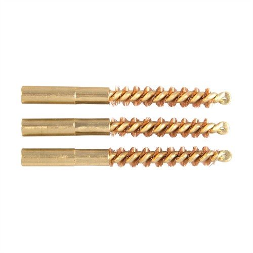 Brownells Special Line Dewey Bronze Pistol Brush, 22 Caliber, 3-Pack