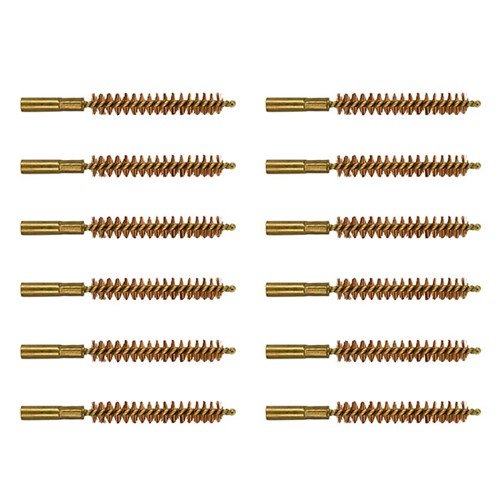 Brownells Special Line Dewey Brush, Bronze, .375 Cal Rifle, 12 Pack