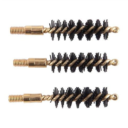 Brownells Heavy Weight Nylon Brush, 9mm/.38/.357 Caliber Pistol, 3-Pack
