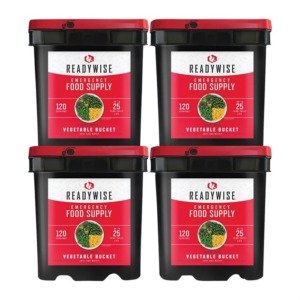 ReadyWise 480 Serving Freeze Dried Vegetable & Sauces Grab & Go Kit