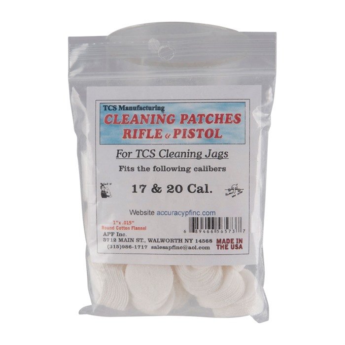 TCS Cleaning Patches, 17-22 Caliber