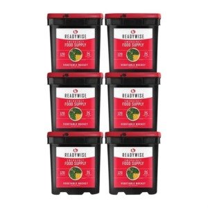 ReadyWise 720 Serving Freeze Dried Vegetable Bucket