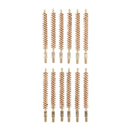 Sinclair International Bronze Rifle Bore Brush, 270 Caliber, 8-32M, 12 Pack