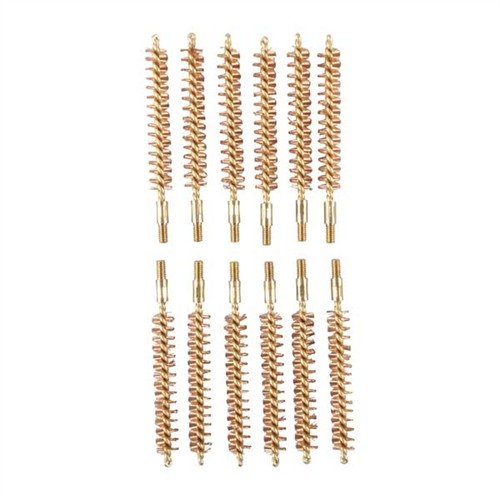 Sinclair International Bronze Rifle Bore Brush, 338 Caliber, 8-32M, 12 Pack